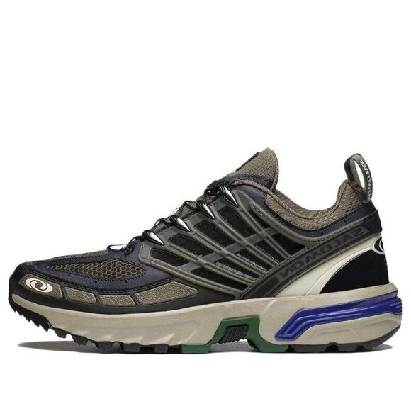 Salomon ACS Pro Advanced Sneakers Night Sky/Major Brown/Turtle Dove 417526 Sz 10 - Picture 2 of 5